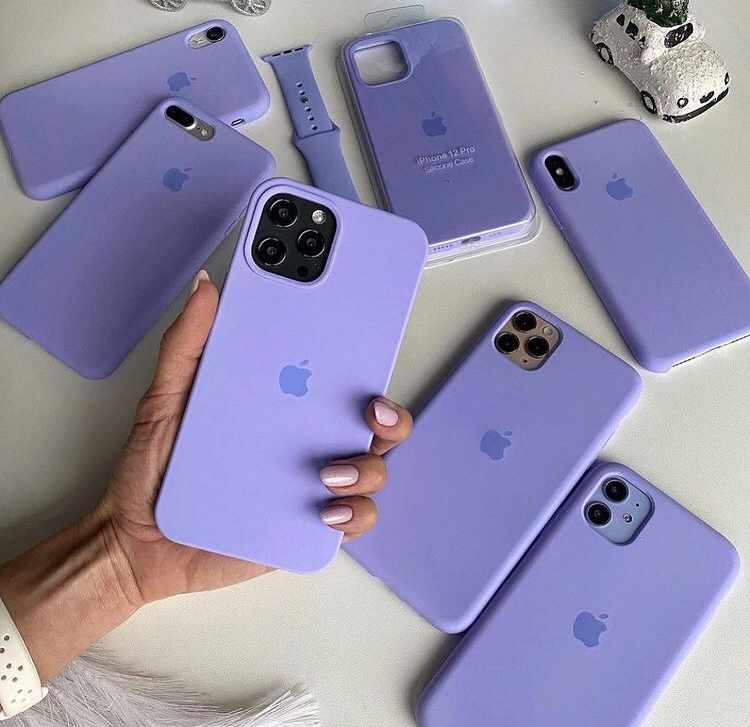 Lilac Silicon Case With Soft Padding Inside 🪻