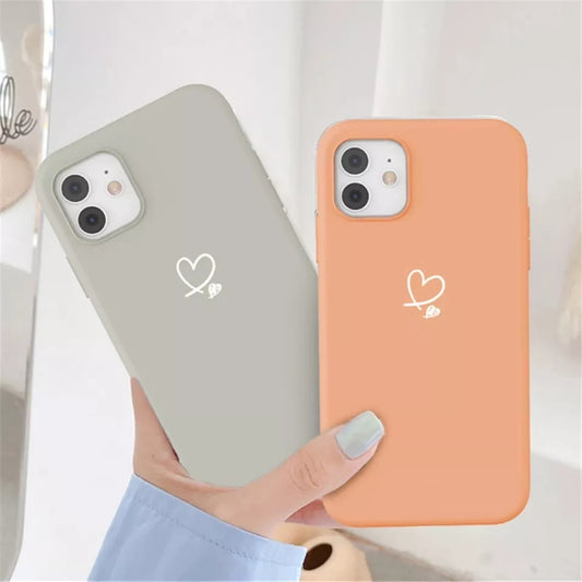 Heart Printed Custumize Case ✨