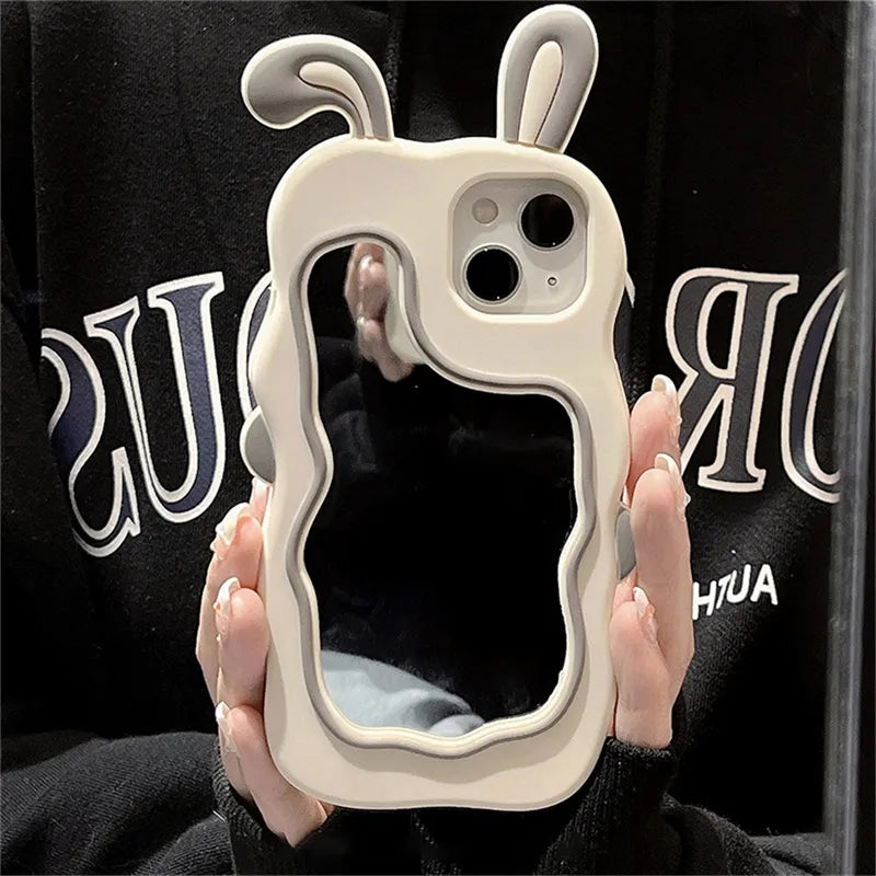 New Rabbit 🐰 Mirror Case For iPhone
