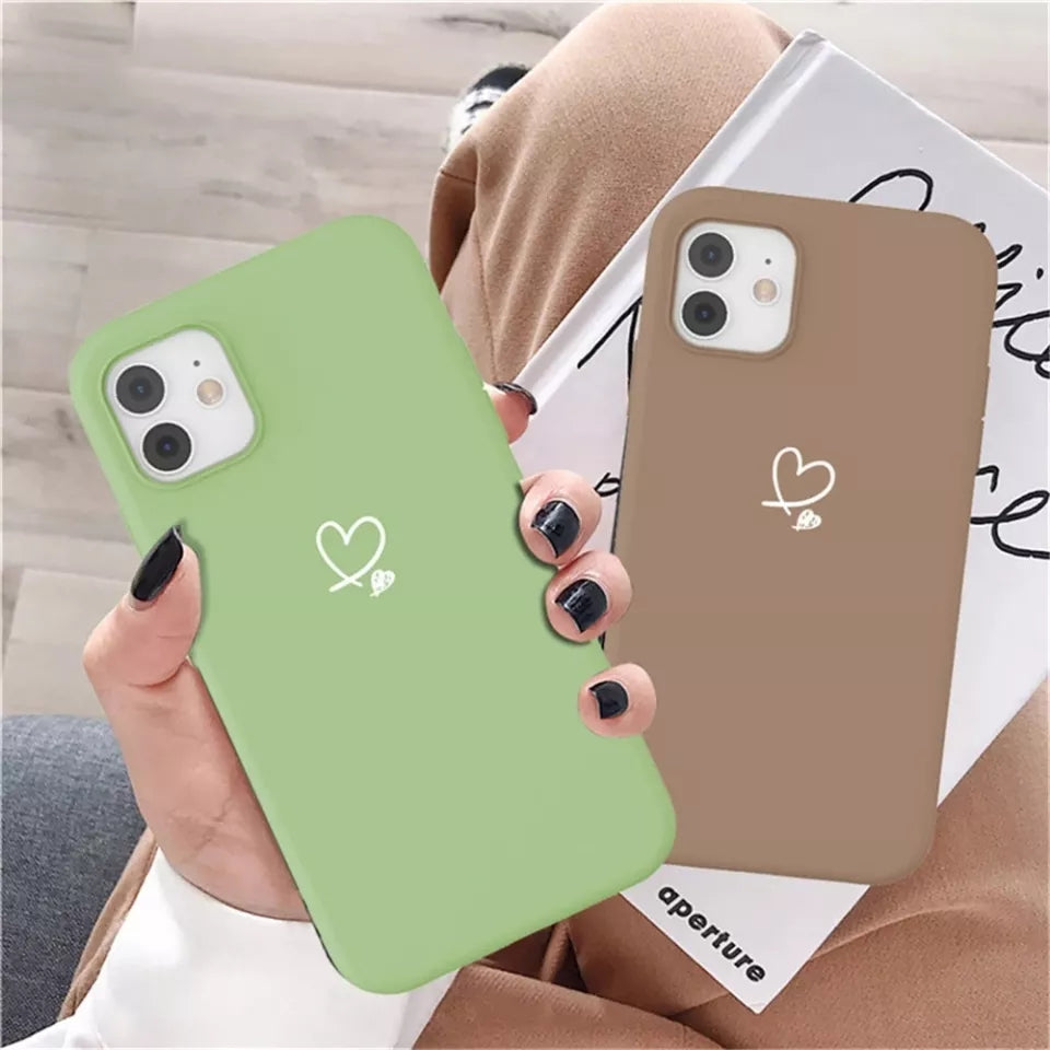Heart Printed Custumize Case ✨