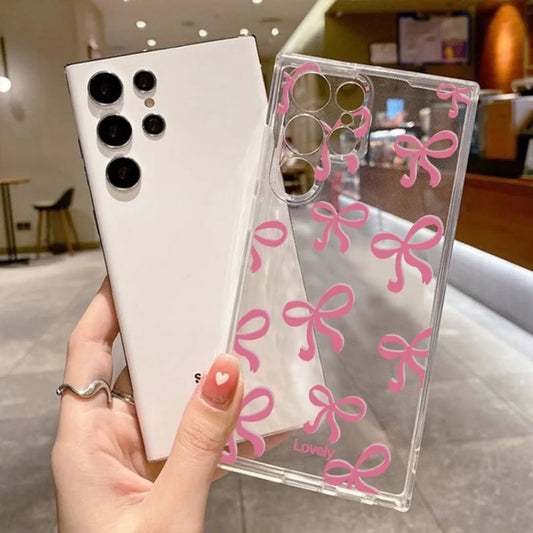 Bow 🪢 Transparent Custumize Case For All Smart Phones