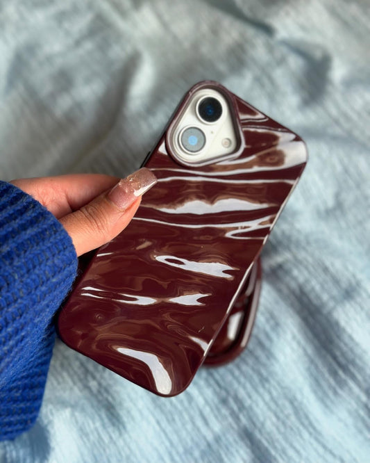 Cherry Wine Soft Wavy Case 🍒