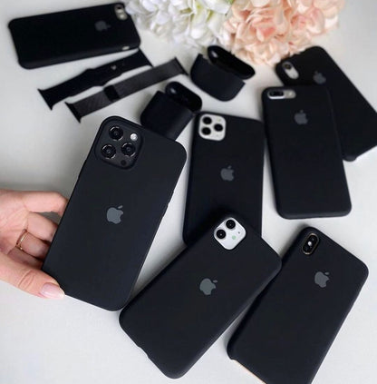 Jet Black Silicon Case With Soft Padding