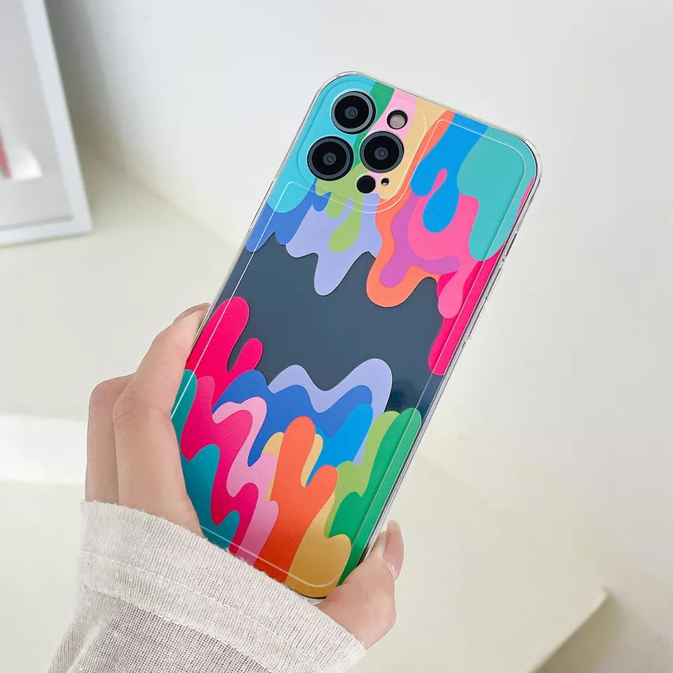Multi Color Transparent Custumize Case 🪢