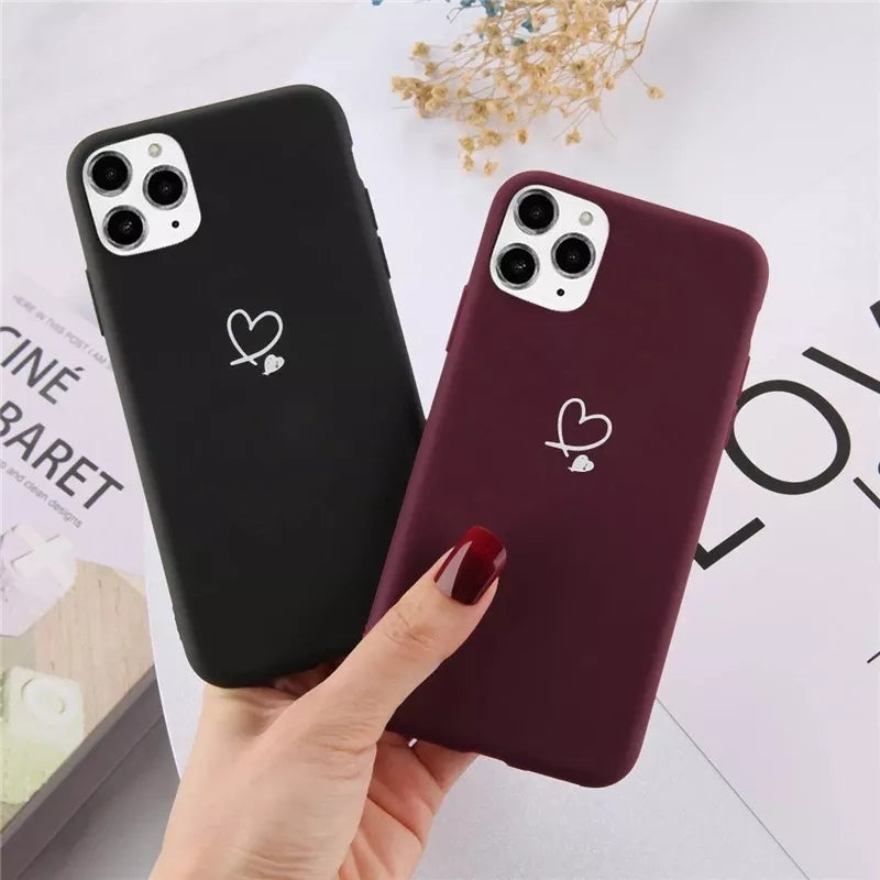 Heart Printed Custumize Case ✨
