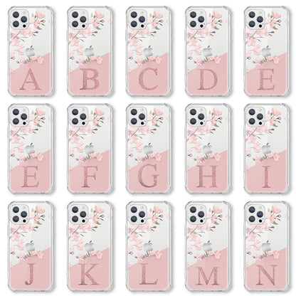 Letter Transparent Customize Printed Case👻