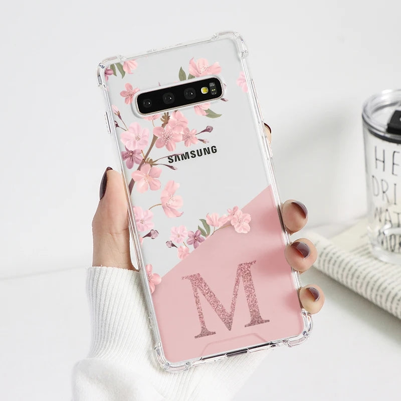 Letter Transparent Customize Printed Case👻