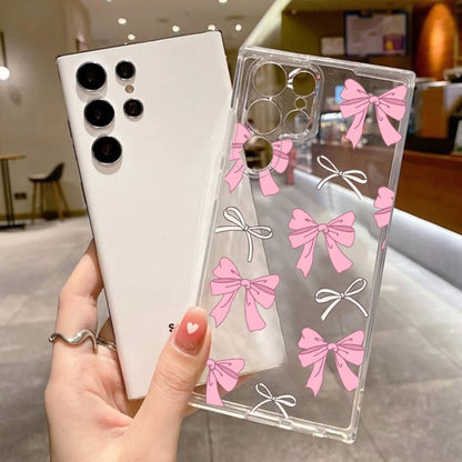 Bow 🪢 Transparent Custumize Case For All Smart Phones
