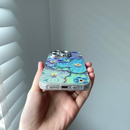 Floral 🍁 IMD Case With Shimmer Lens Covered
