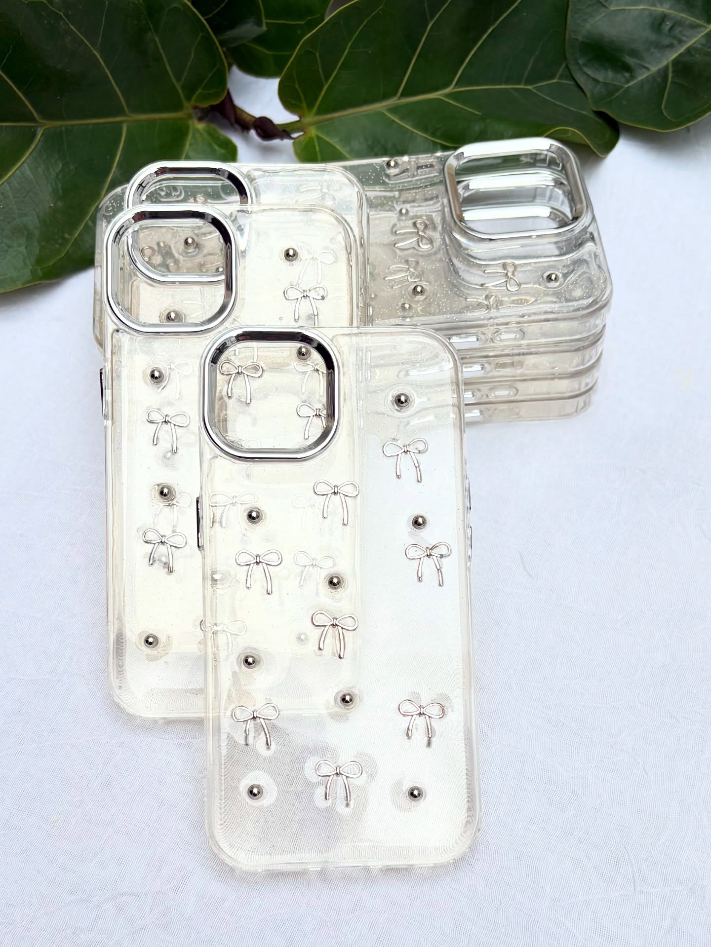 NEW Bow Crystal Shimmer Case