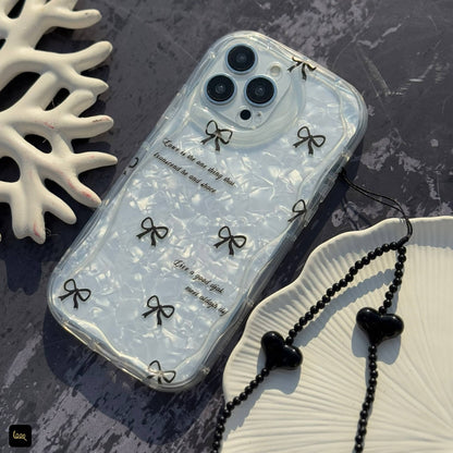 Black Bow Case With Charm 🪢