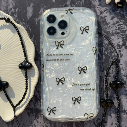 Black Bow Case With Charm 🪢
