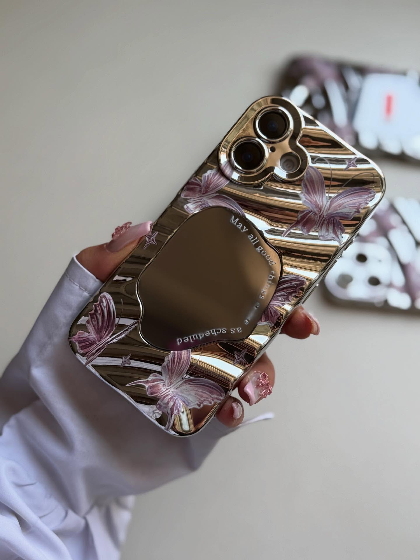 Premium Butterfly 🦋🦋 BTLN Mirror Case