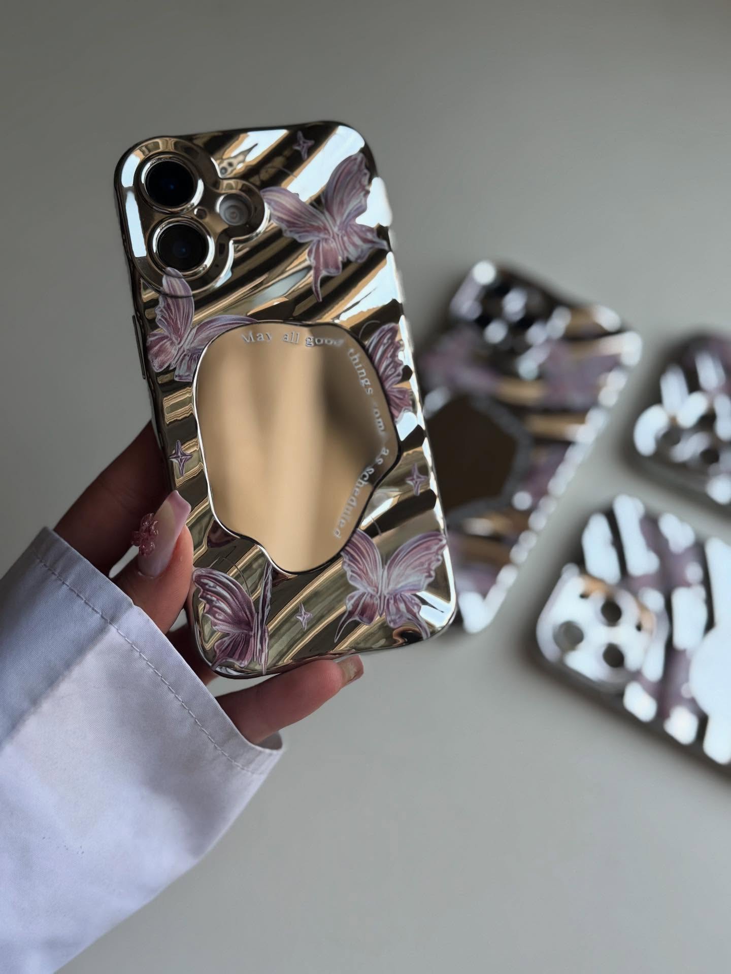 Premium Butterfly 🦋🦋 BTLN Mirror Case