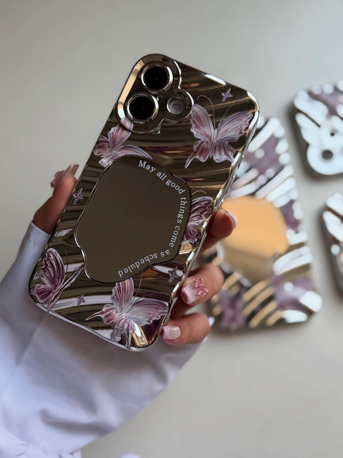 Premium Butterfly 🦋🦋 BTLN Mirror Case