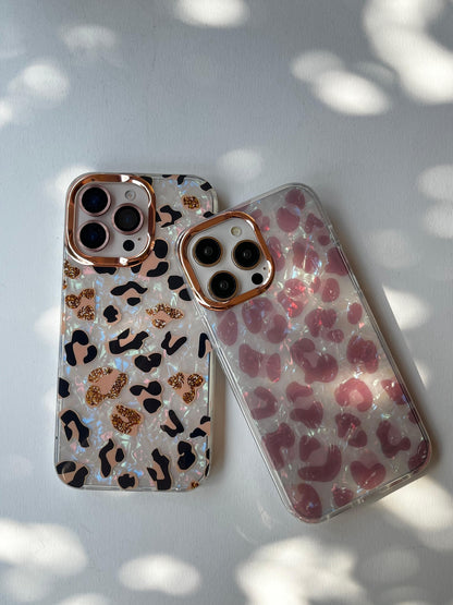 Cheetah 🐆 Gradient Laser Marble Shine Case