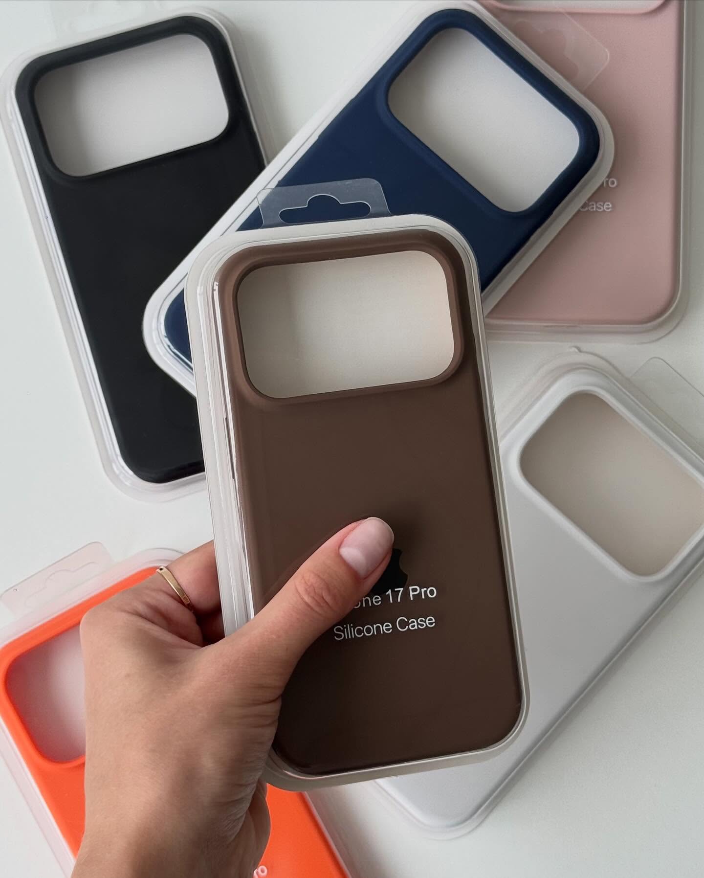 Choco Brown (Dark Brown) Silicon Case With Soft Padding