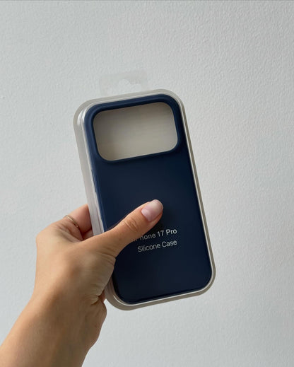 Navy Blue (Titanium Blue) Silicon Case With Soft Padding