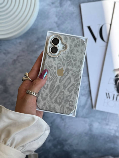 NEW Luxe Leoperd Leather Texture Case 🤤