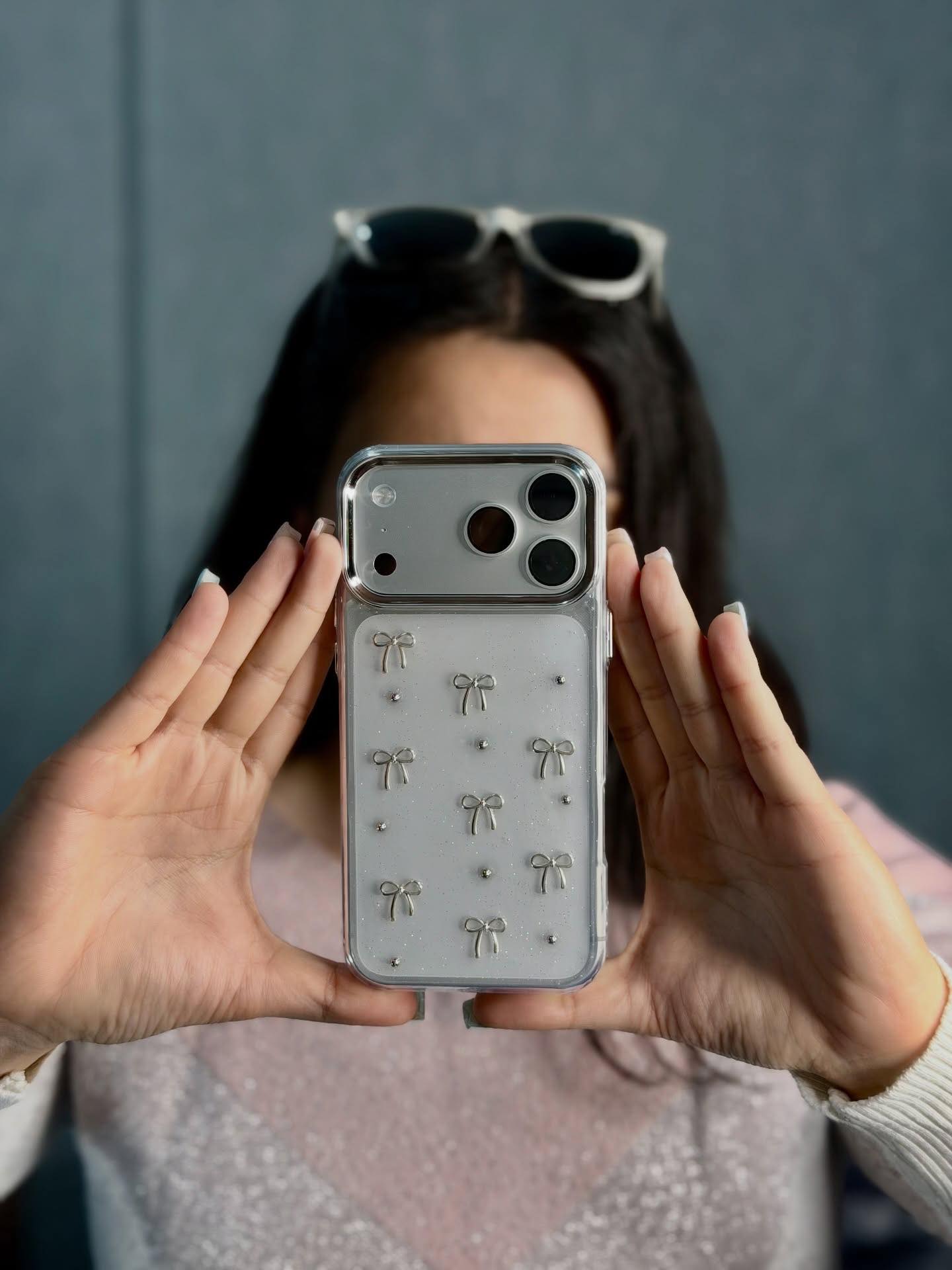 NEW Bow Crystal Shimmer Case