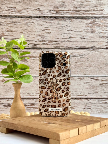 New YSL Branded Leopard Print Case 💥