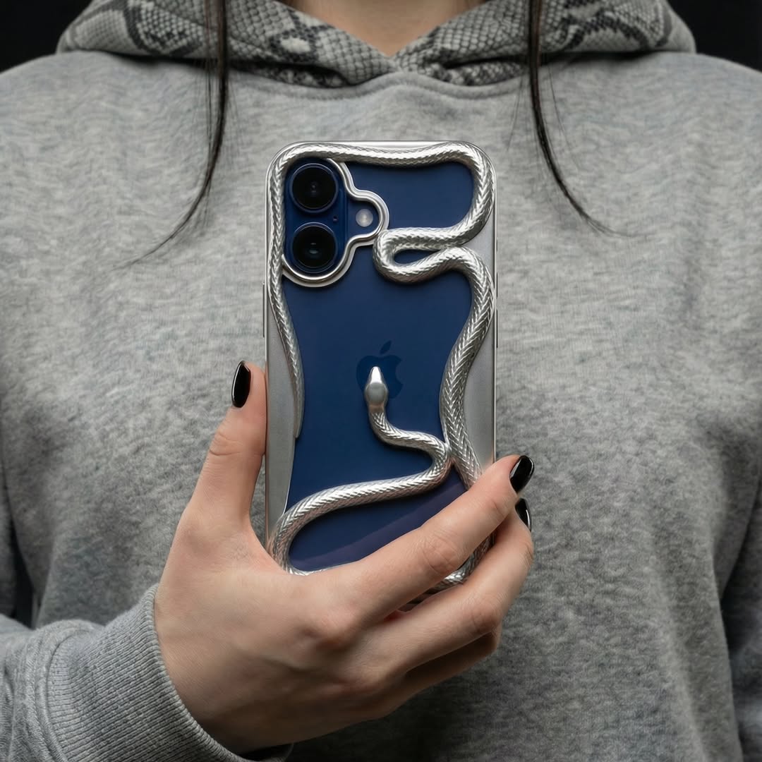 NEW Snake Soft Electroplated Case 🐍
