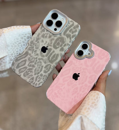 NEW Luxe Leoperd Leather Texture Case 🤤