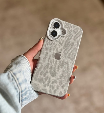 NEW Luxe Leoperd Leather Texture Case 🤤