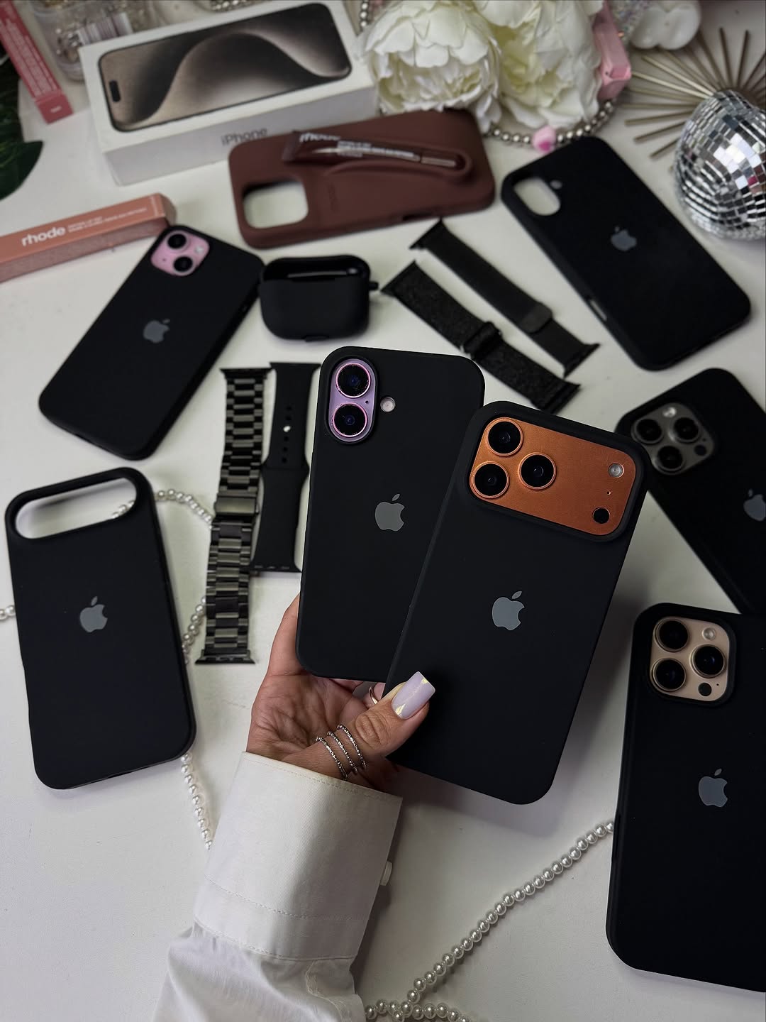 Jet Black Silicon Case With Soft Padding