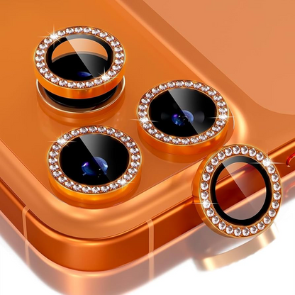 Rhinestones Shimmer Camera Protective Lenses For Iphone ✨