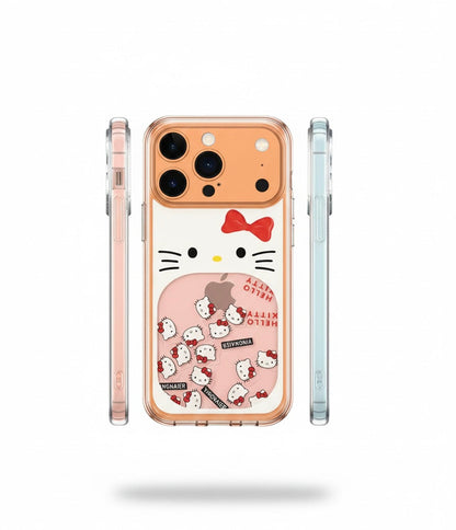 Hello Kitty Waterfall Moving Icon Case 🐱