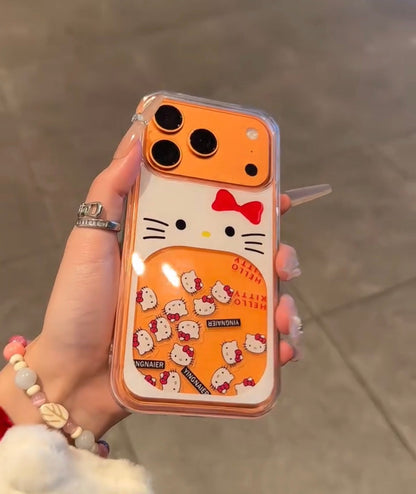 Hello Kitty Waterfall Moving Icon Case 🐱