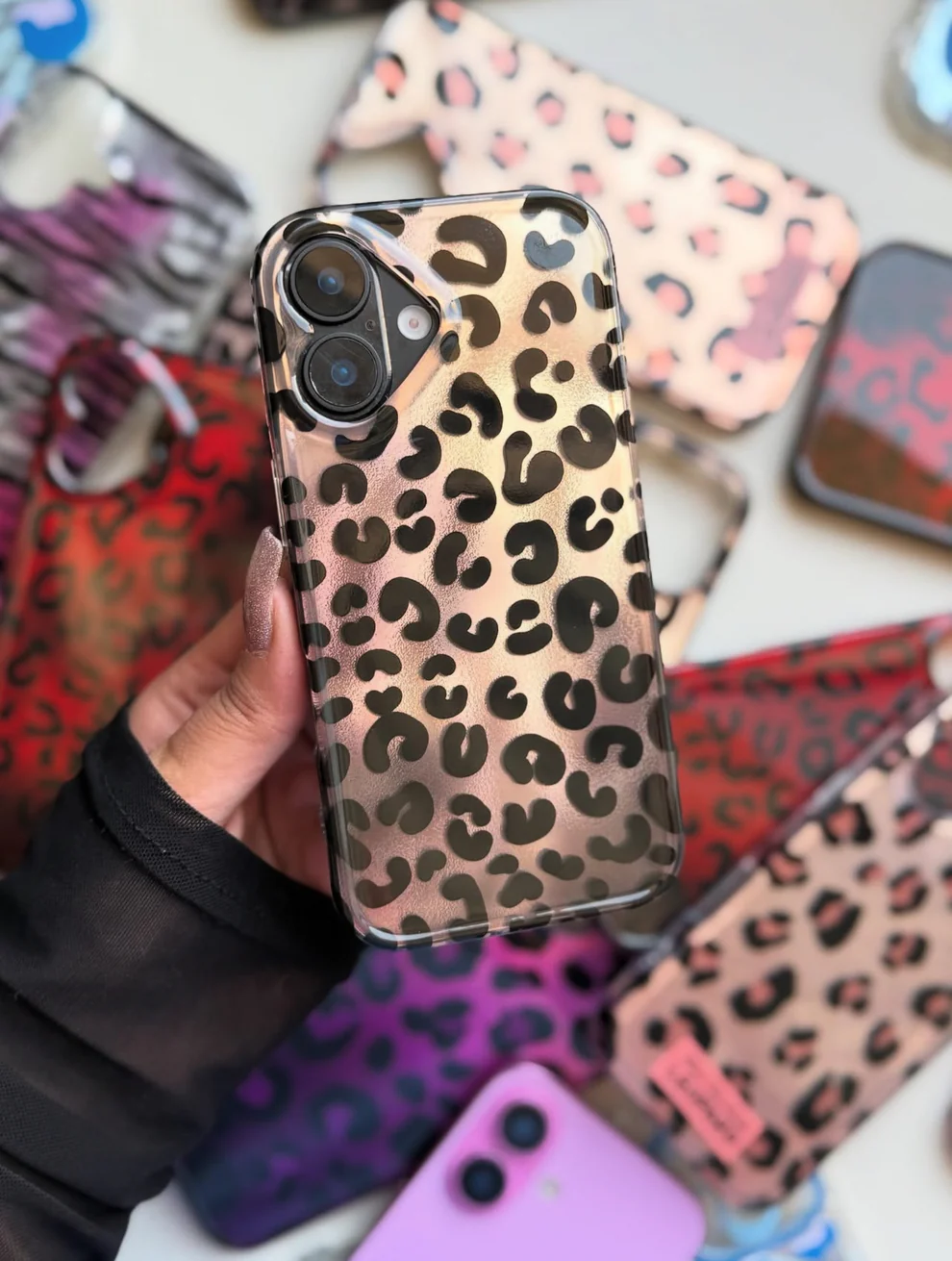New Ruby Leoperd Print Case For Iphone ⚡⚡