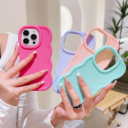 Wavy Smart Silicon Case For iPhone (FLAT 60% OFF)