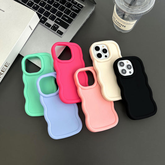 Wavy Smart Silicon Case For iPhone (FLAT 60% OFF)