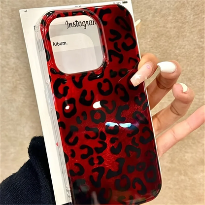 New Ruby Leoperd Print Case For Iphone ⚡⚡