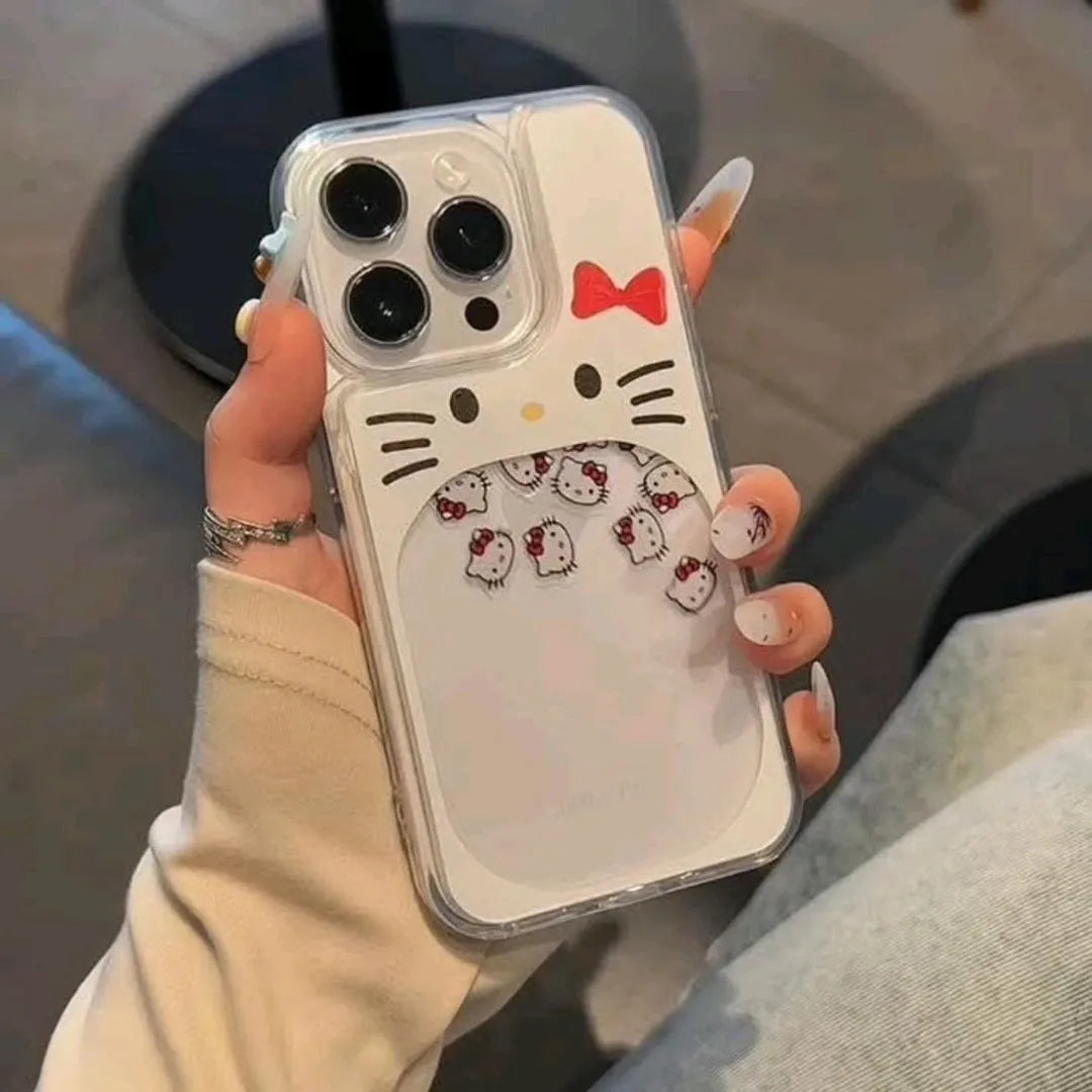 Hello Kitty Waterfall Moving Icon Case 🐱