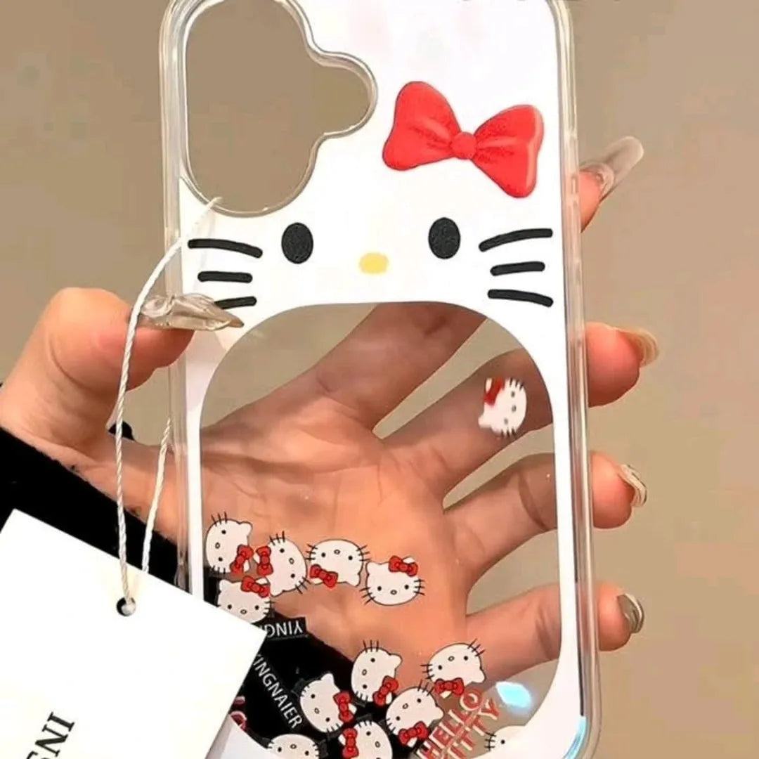 Hello Kitty Waterfall Moving Icon Case 🐱