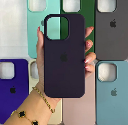 Deep Puple (Dark Purple) 🪸 Silicon Case With Soft Padding
