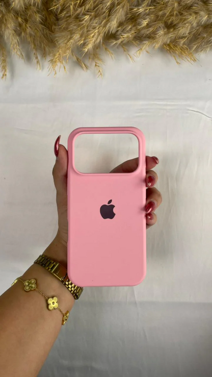 Baby Pink 💗 (Light Pink) Silicon Case With Soft Padding