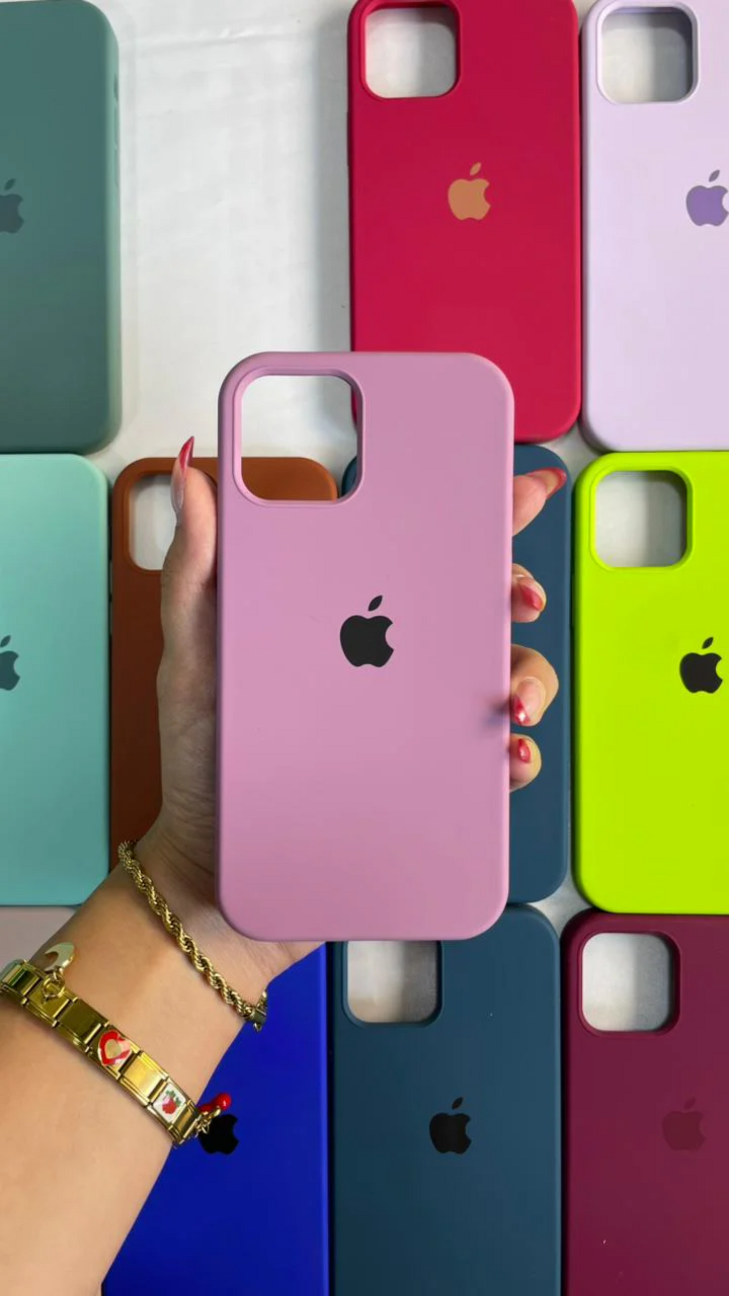Mauve (Blush Pink) Silicon Case With Soft Padding