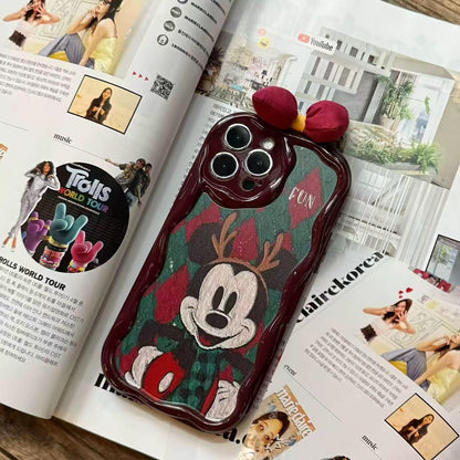 Cherry Wine Mickey Mouse 🐭 Bow Case