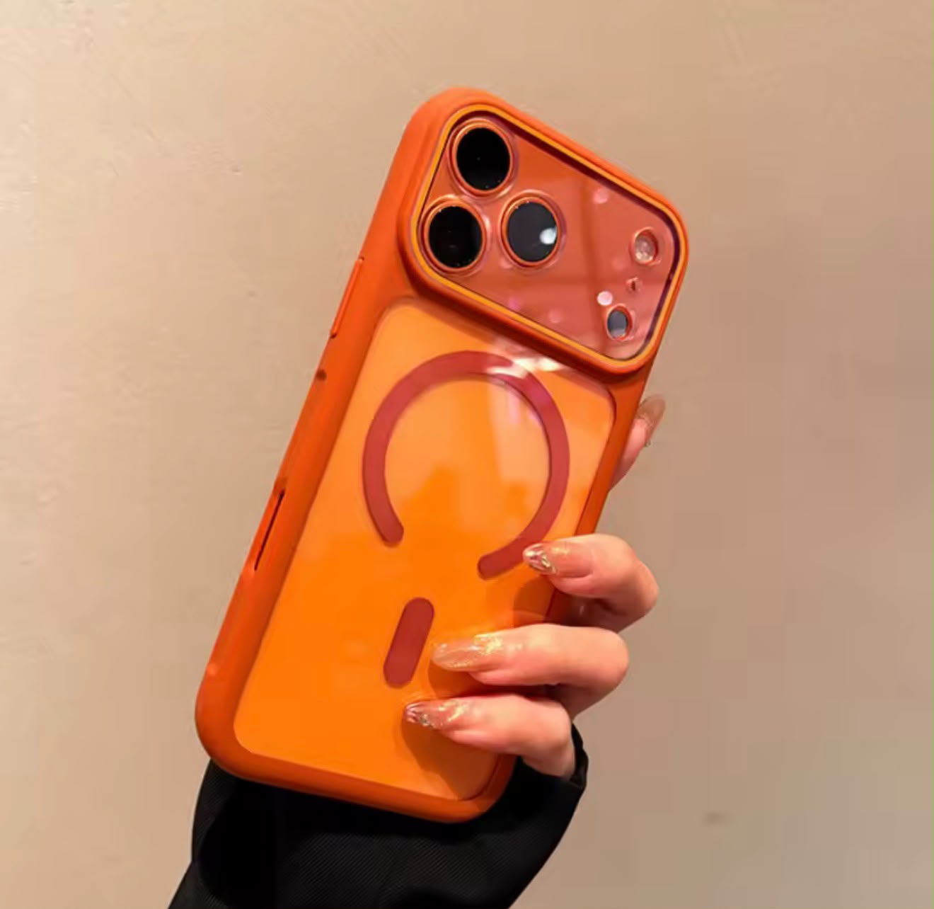 Crystal Clear Anti-Yellow Rubber Border Case 💪🏻