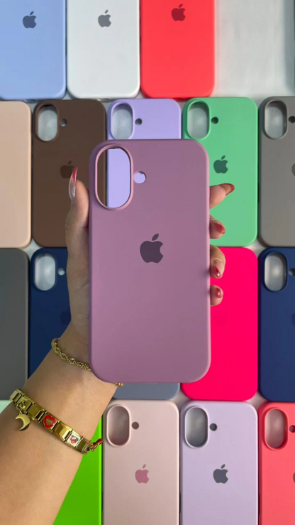 Mauve (Blush Pink) Silicon Case With Soft Padding