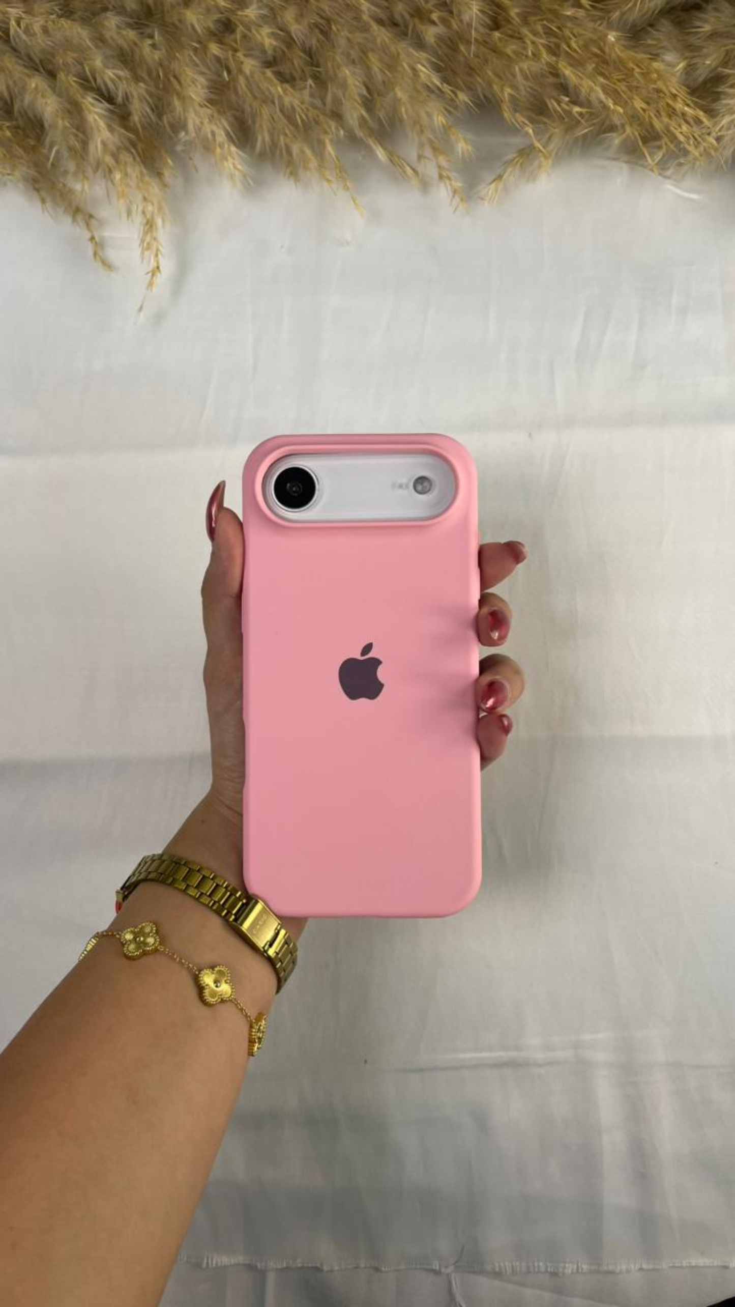 Baby Pink 💗 (Light Pink) Silicon Case With Soft Padding