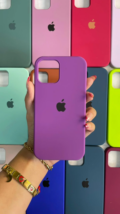 Purple 💜 Silicon Case With Soft Padding