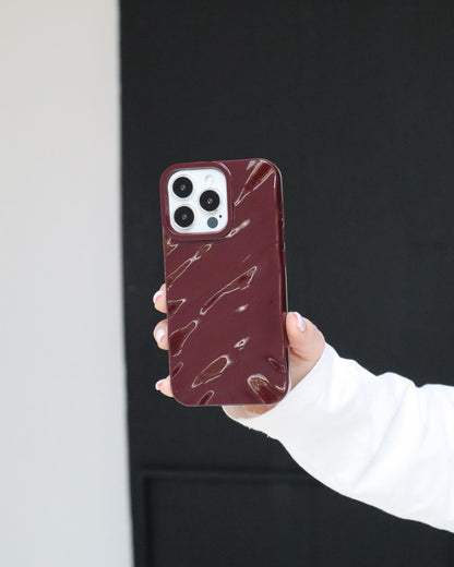Cherry Wine Soft Wavy Case 🍒