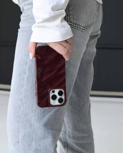 Cherry Wine Soft Wavy Case 🍒
