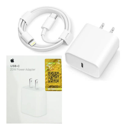 2 Pin 20W Fast Charging Adapter With Cable