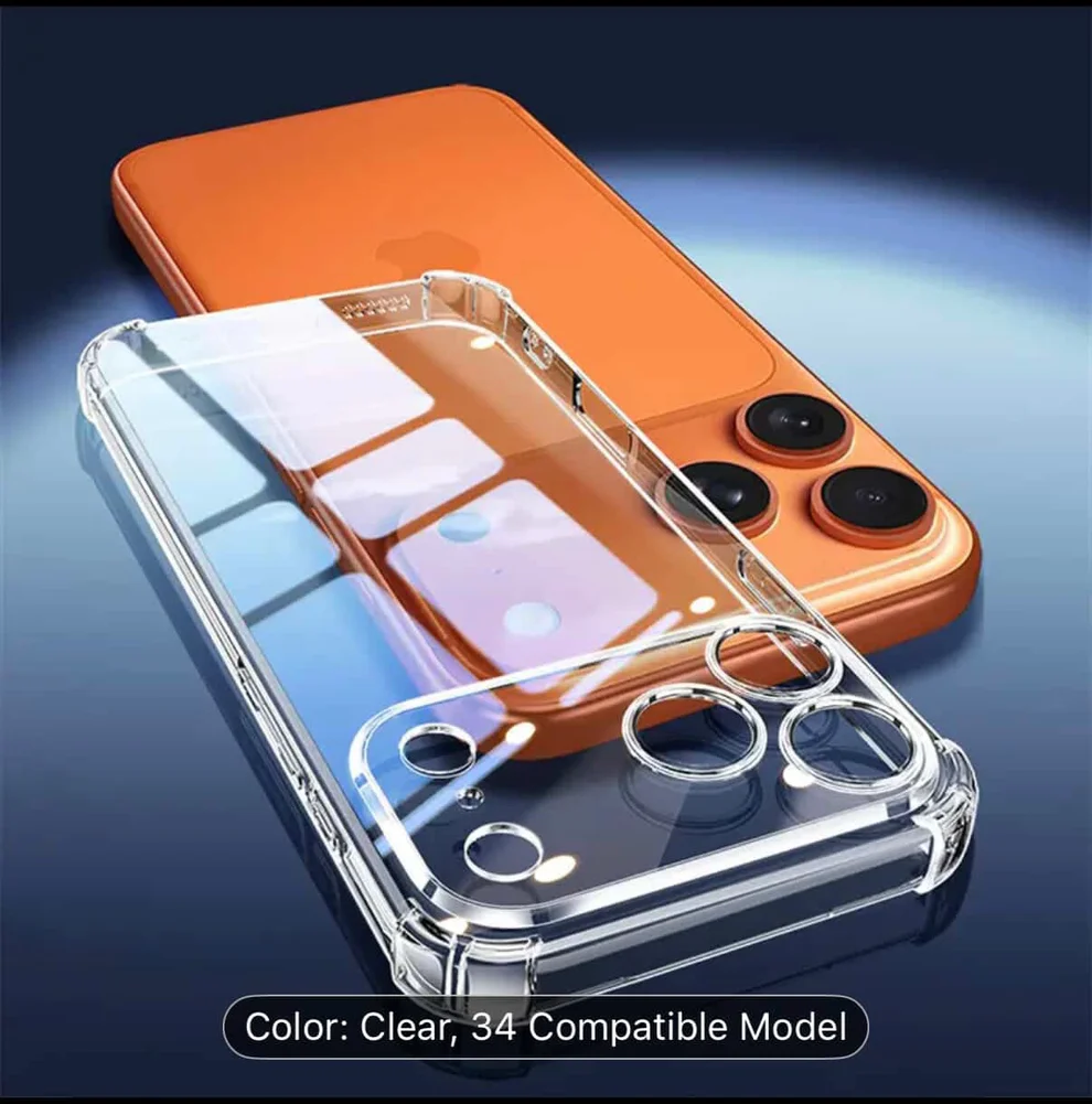 New Ultra Clear Crystal Transparent Soft Case For 17 Series